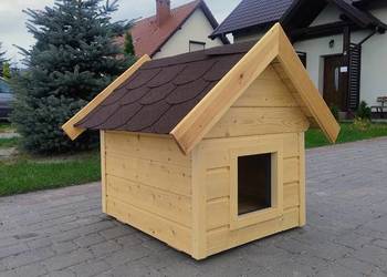Drewniana Buda Psa 80 x 65 Ocieplana Podłoga