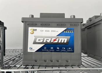 Akumulator 45Ah GROM 450A, DARMOWY DOWÓZ