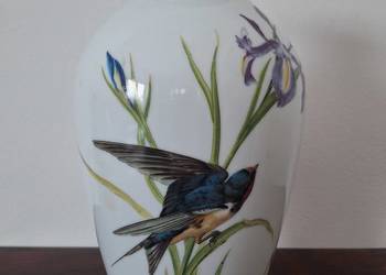 Duży wazon Franklin Porcelain The Meadowland Bird porcelana limited