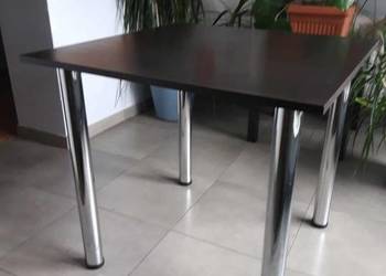 Stół kuchenny 80x80 nogi chrom 6 szt.