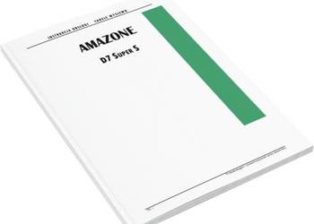 Amazone D7 Super S tabele wysiewu Instrukcja