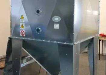 Zbiornik stalowy ocynkowany 1,6 m³ | Zasobnik do pelletu, zboża i granulatu