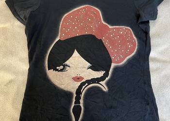 T-shirt / koszulka / bluzka z krótkim rękawem czarna