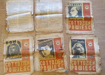 Tygodnik "Co tydzień powieść" z lat 1937 i 38 + Gazeta lubuska 1990