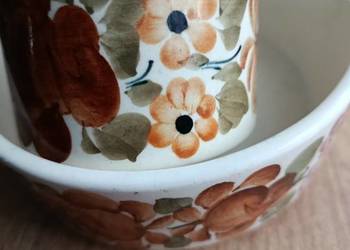 Włocławek naczynia z rączką kokilki ręcznie malowane