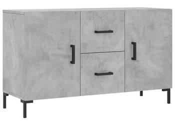 Komoda szarość betonu 100x36x60 cm materiał drewnopochodny WM-828176