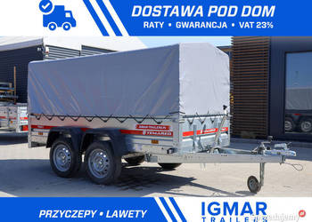 TEMARED PRAKTI 2612/2 przyczepka uchylna DMC 750 kg plandeka 80 cm