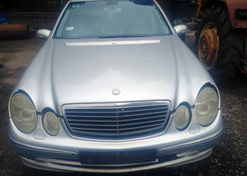 Mercedes E W211 KOMPLETNY przód Zderzak PDC XENON Błotniki Maska 744