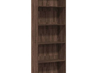 Regał brązowy dąb 60x24x176 cm materiał drewnopochodny WM-857827