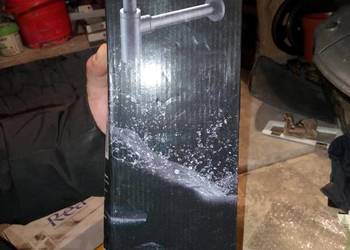 Axus czarny mat syfon pod zlew