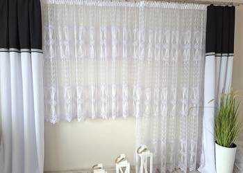 Firanka balkonowa haftowana 5m x 230. Szycie na wymiar.