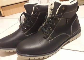 Buty zimowe męskie Tom Rose, rozmiar 44 czarne