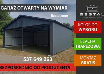 GRAFIT / RAL - Garaż Blaszany |Wiaty na Maszyny|Hala| WIATA  – ESSTAL-