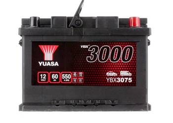 Akumulator 12V 60Ah 550A Yuasa Standard  Prawy Plus Akumulator 12V 60Ah 550A Yuasa Standard  Prawy Plus