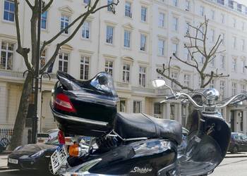 Stylowy skuter retro Honda Shadow srx90 - mały przebieg