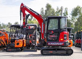 Minikoparka 4000 kg KUBOTA silnik 2025 rok 3 łyżki kciuk transport leasing
