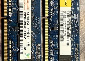 Pamięć 4GB RAM DDR3 do laptopa 2x2GB