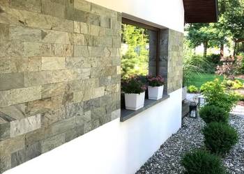 Płytki Łupek Silver Shine naturalny 10x30x0,8-1,3cm