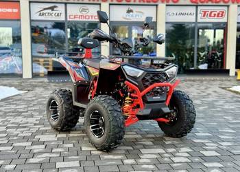 NOWY QUAD ASIX COMMANDER 125CC PÓŁAUTOMAT! CZARNO-CZERWONY!