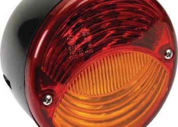 Lampa tylna zespolona, okrągła czerwona/pomarańczowa przykręcana Ø 115 mm…