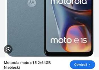 Sprzedam Motorola Moto E15