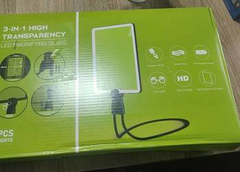 Lupa z oświetleniem bez użycia rąk do czytania i napraw