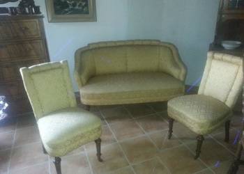 Sofa-kanapa i 2 krzesła . Eklektyk