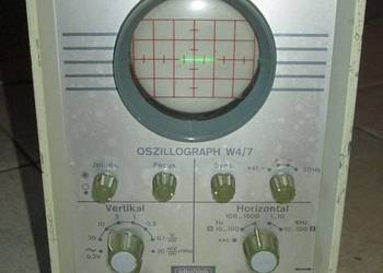Grundig stary oscyloskop lampowy W 4/7 Oszillograph UNIKAT (1964)