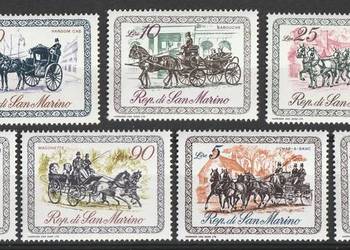 SAN MARINO - POWOZY - 1969 - CZYSTE **
