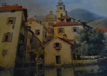 Obraz - PEJZAŻ  LOMBARDZKI  -