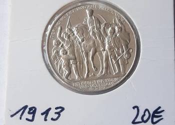 Niemcy, Prusy, Wilhelm II, 2 marki 1913 bitwa pod Lipskiem