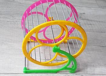 Kołowrotek do biegania dla chomika gryzoni 13 cm