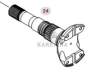 Fendt Vario 1038 1042 1046 1050 GEN 3 Wał Hamulcy Hamulców F530300200180