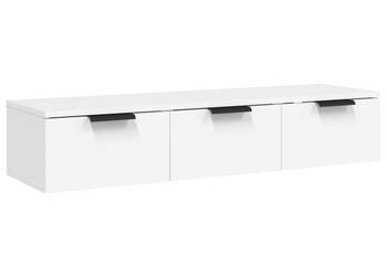 Szafka wisząca biała 102x30x20 cm materiał drewnopochodny WM-811403