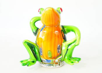 Figurka Murano style ŻABA żabka siedząca Figurka Murano style ŻABA żabka siedząca