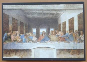 Ostatnia wieczerza Leonarda da Vinci w srebrze
