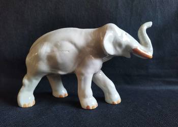 Stara figurka porcelana Steatyt Katowice Zygmunt Buksowicz PRL 1960
