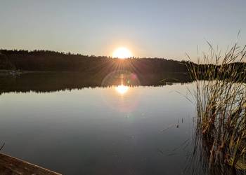 JEZIORO i jego brzeg TYLKO DLA CIEBIE.Działka1,5 ha z domem,Brodnicki Park