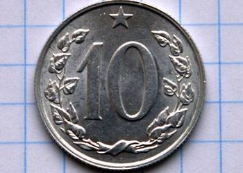 10 HALERZY 1969 ROK - CZECHOSŁOWACJA