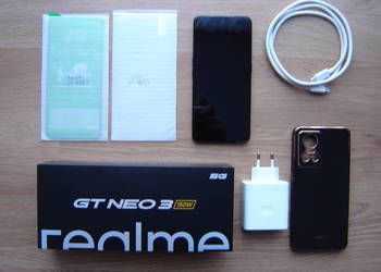 Smartfon Realme GT Neo 3 12/256 GB z ładowarką 150W UltraDart w zestawie