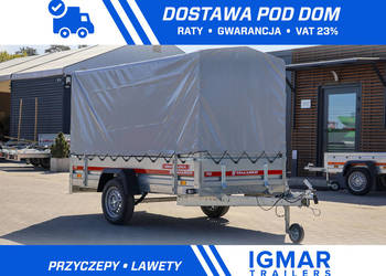 Przyczepka samochodowa TEMARED PRO 2612/R 264x126 cm plandeka 110 cm resor