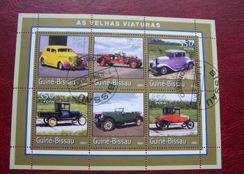 Gwinea Bissau 2001 CTO Motoryzacja Stare samochody