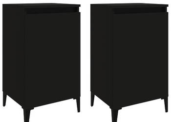 Szafki nocne 2 szt. czarne 40x35x70 cm WM-819647
