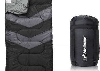 Śpiwór MalloMe 3-4 Sezonowy Lekki dla Dorosłych i Dzieci Camping, Turystyka