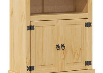 Szafka łazienkowa Corona 70x33x80 cm lite drewno sosnowe WM-4013405