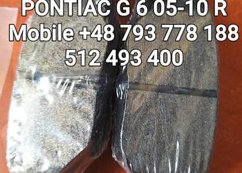 KLOCKI HAMULCOWE TYLNE PONTIAC G6 05-10 R