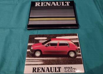 RENAULT CLIO 1 Instrukcja Obslugi książka Etui Hiszpania 1991 KOMPLET