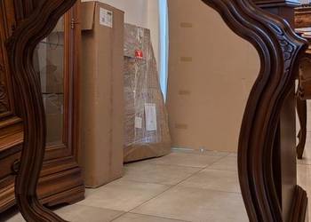 Piękne włoskie lustro orzech -sklep Dąbrowa Górnicza