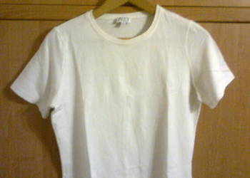 Koszulka bluzka t-shirt biała rozmiar L