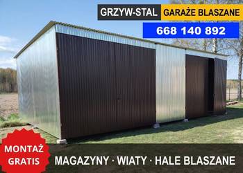 Garaż Blaszany Ocynkowany /Hala /Wiata /Magazyn /Schowek – GRZYWSTAL